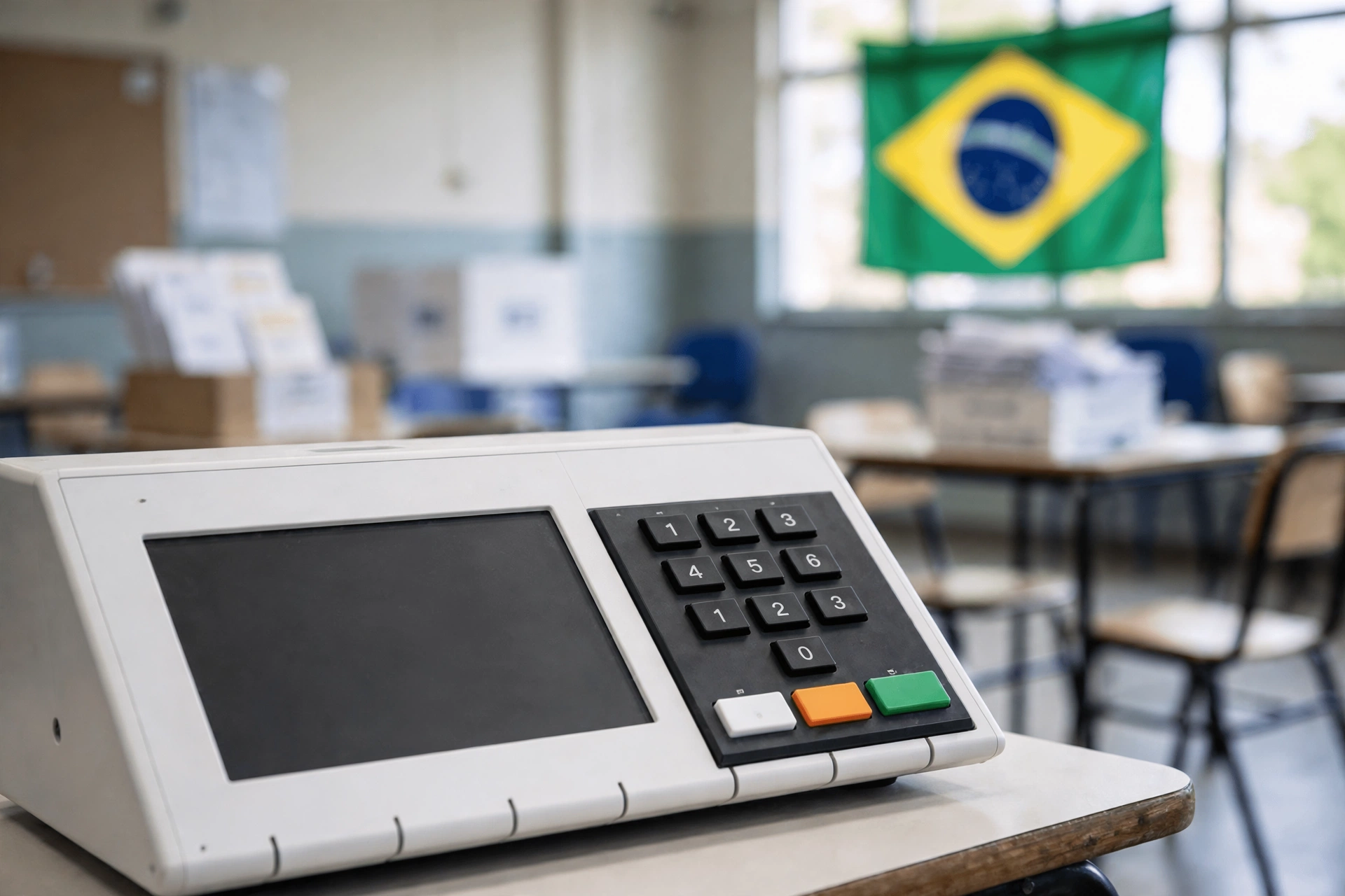 Jornada electoral presidencial en Brasil