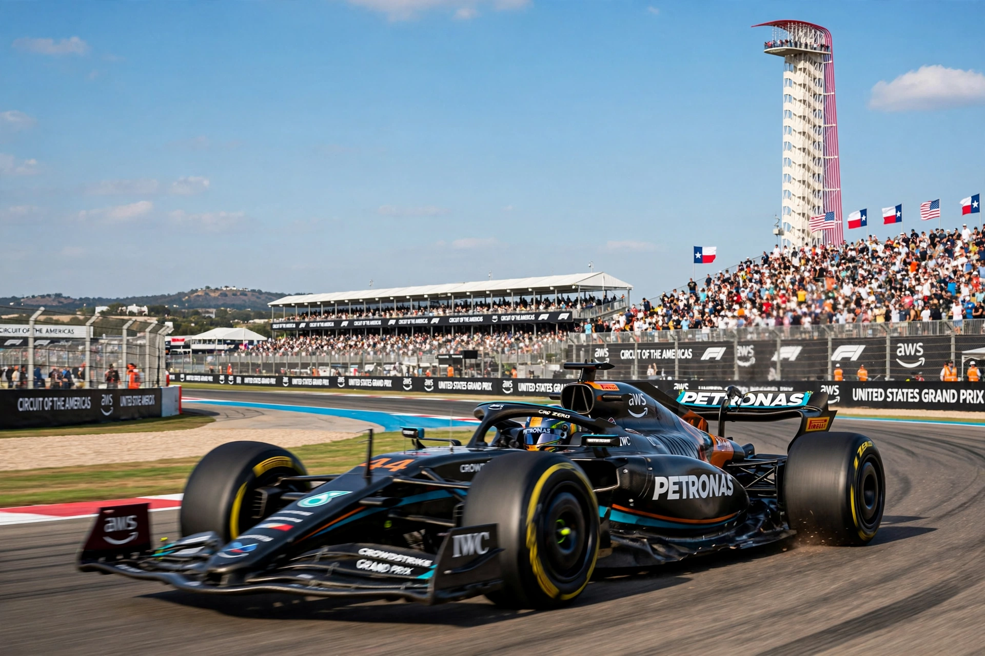 El Circuito de las Américas, en Austin, sede del Gran Premio de Estados Unidos de Fórmula 1