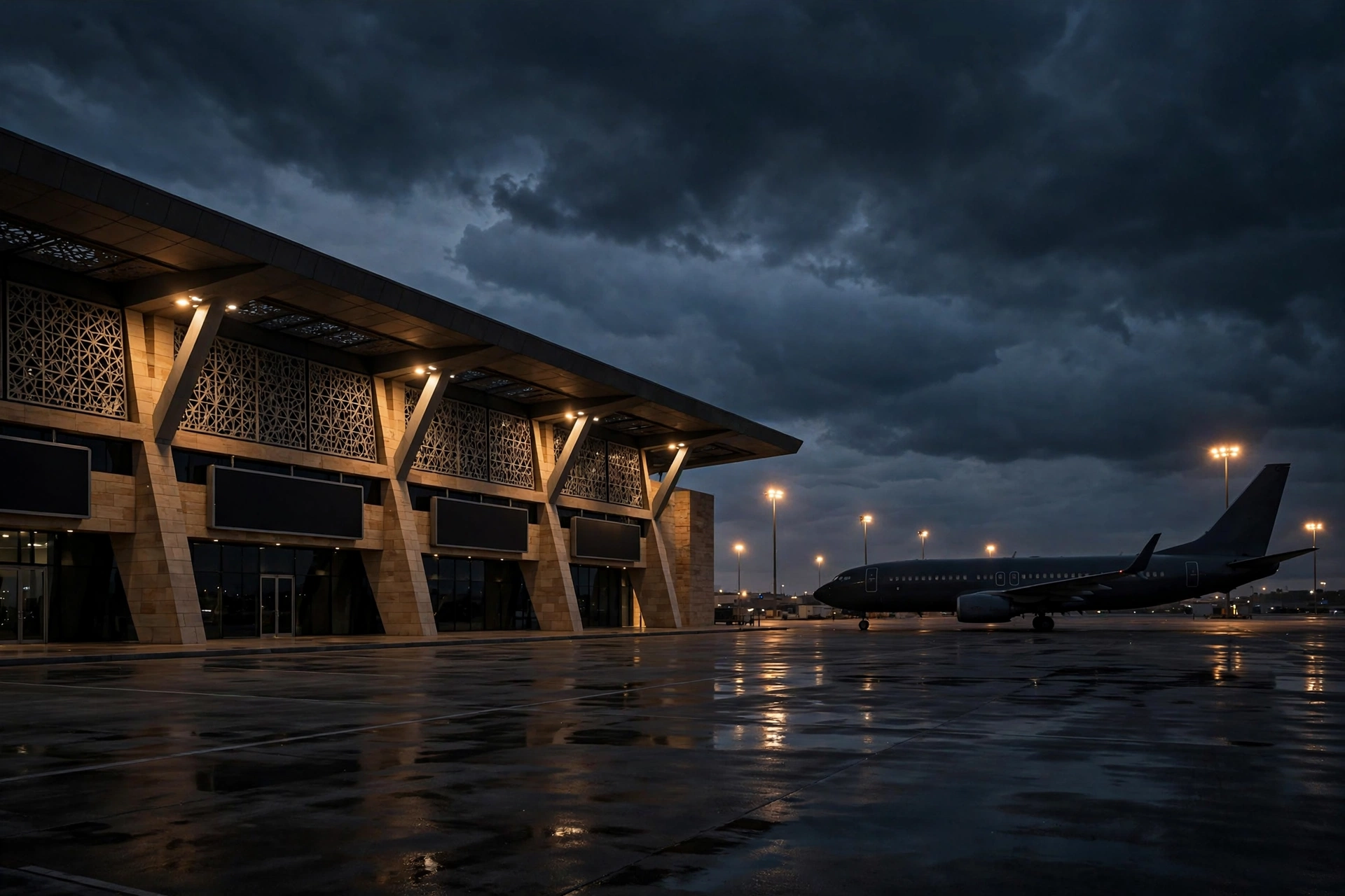 Aeropuerto Rey Khalid de Riad con vuelos interrumpidos