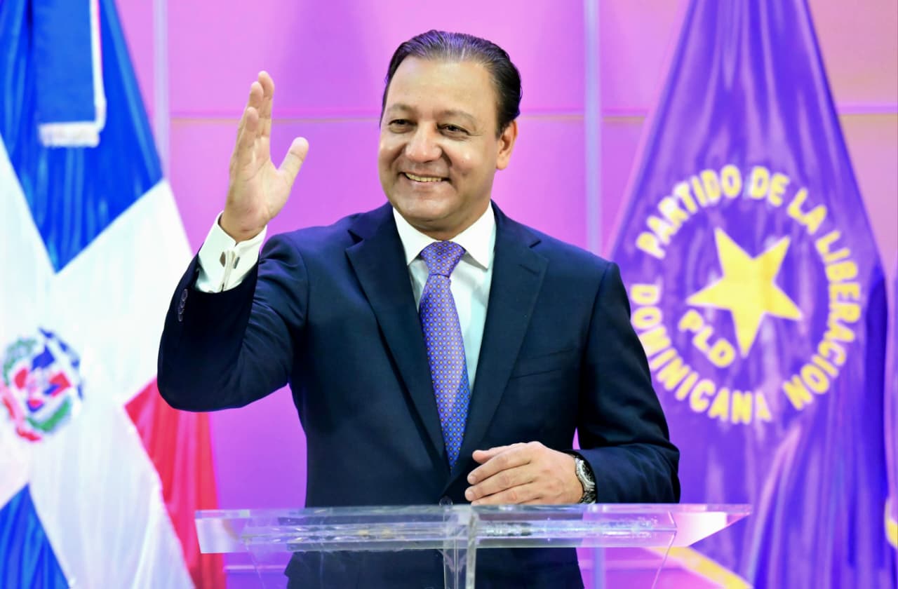 Abel Martínez en un acto del PLD
