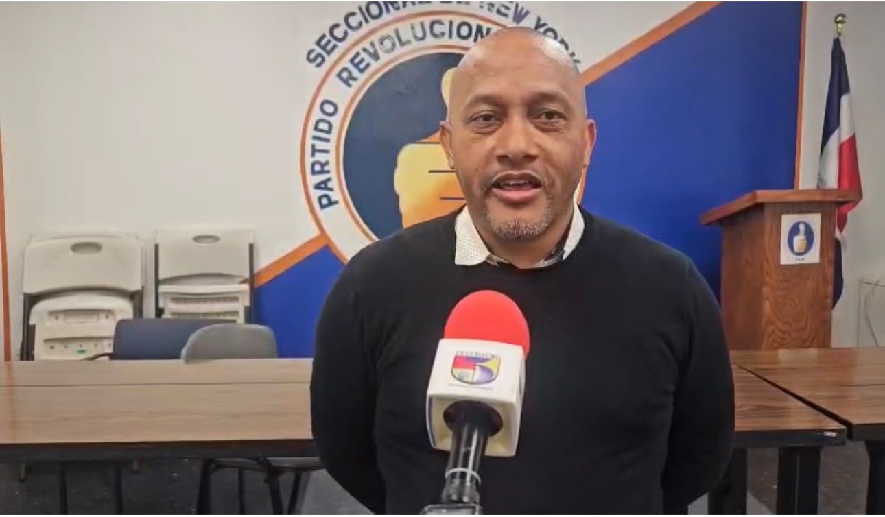 Dirigente de la seccional del PRM en Nueva York en declaraciones
