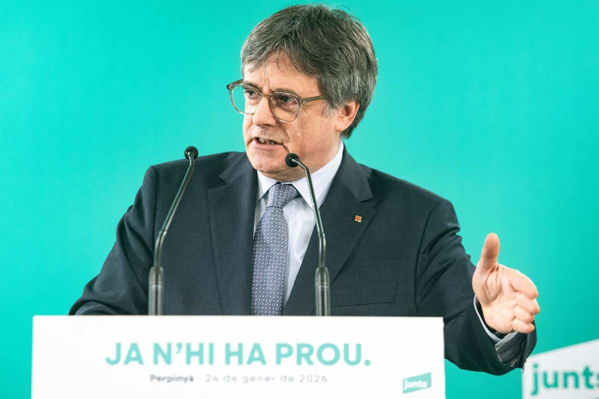 Carles Puigdemont, expresidente de la Generalitat de Cataluña