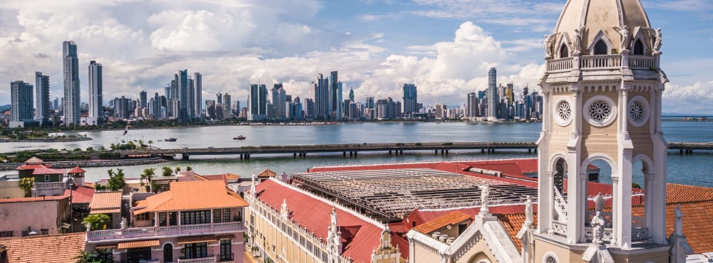 Vista panorámica de la Ciudad de Panamá